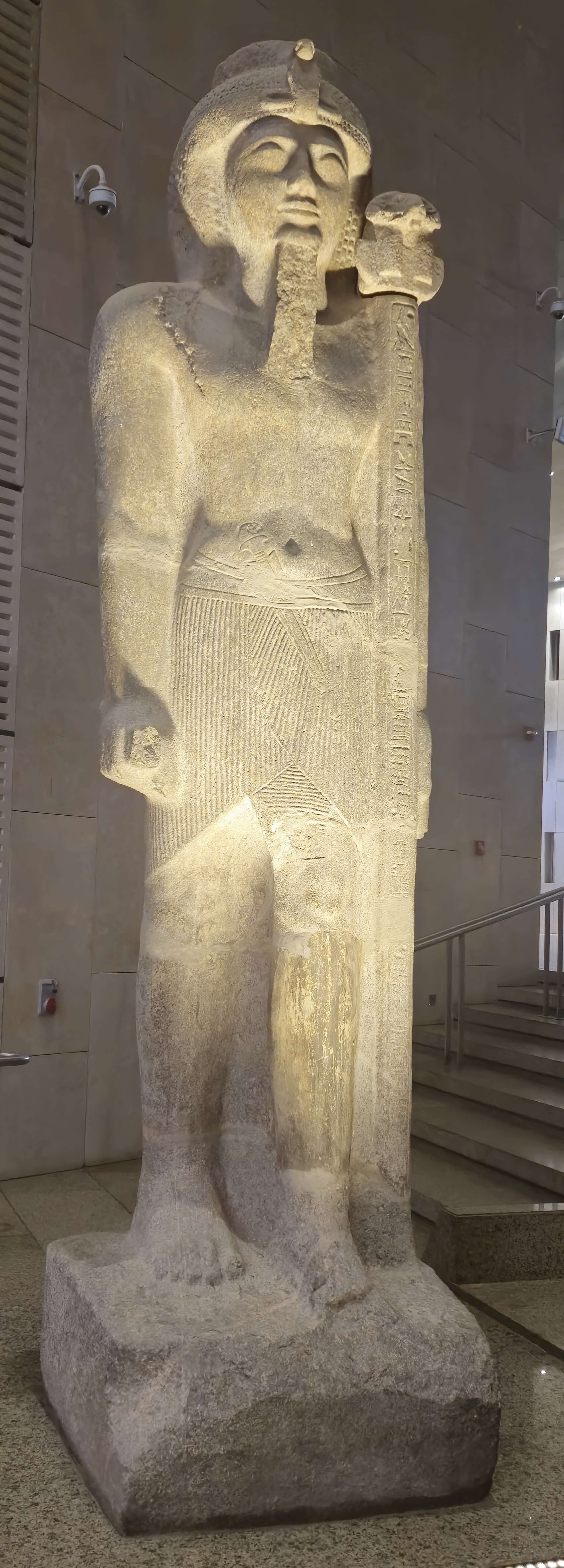 Statue of King Ramesses III as Standard Bearer