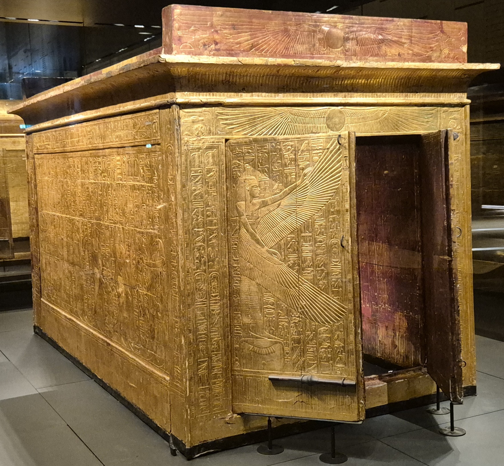 Gilded shrines of Tutankhamun